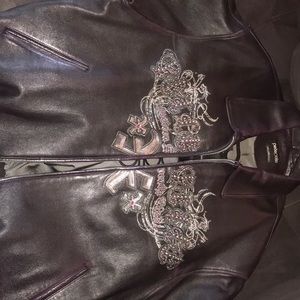Pelle Pelle purple leather jacket